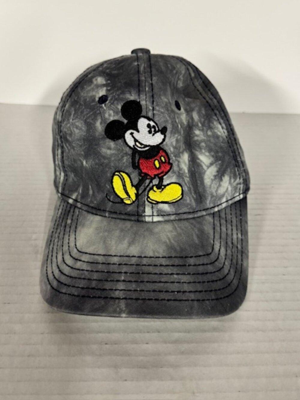 Mickey Mouse Walt Disney World Hat Strapback Cap Gray Camouflage